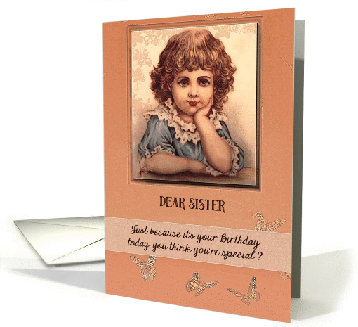 Happy Birthday to a special Sister card (477311)