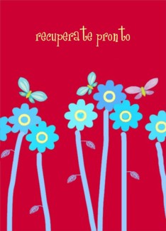 recuperate pronto butterflies and flowers