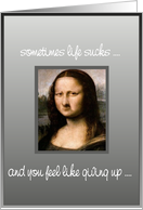 sometimes life sucks deuteronomy 31:6 card