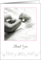 thank you and congratulations on the birth of our granddaughter card