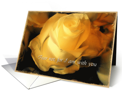 Isaiah 41:10 Fear not, for I am with you, Christian Encouragement card