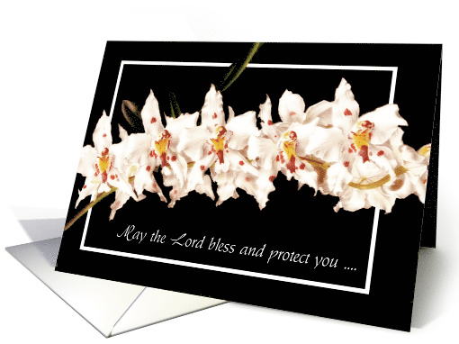 Happy Birthday, Religious, May the Lord bless and protect you card
