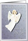merry christmas to my dear pastor card