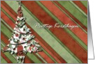 prettige kerstdagen dutch merry Christmas green card