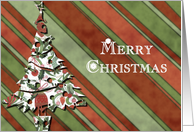 merry christmas christmas tree card