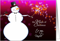 to my uncle the magic of christmas card