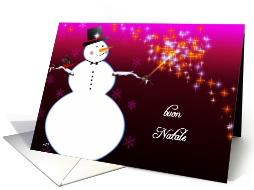 buon natale italian merry christmas card (491883)