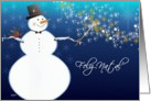 feliz natal portuguese merry christmas card