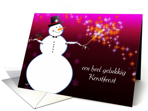 een heel gelukkig kerstfeest dutch merry christmas card (492089)