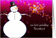 een heel gelukkig kerstfeest dutch merry christmas card