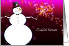 nadelik lowen cornish merry christmas card