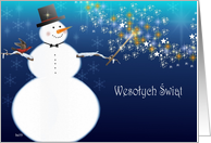 wesolych swiat polish merry christmas card