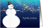 hyv joulua finnish merry christmas card