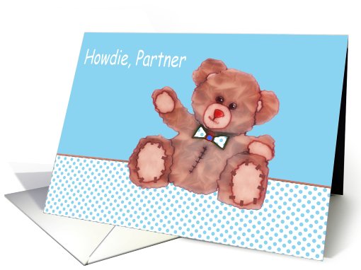 howdie, partner, welcome foster son card (499648)
