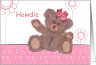 howdie, welcome foster daughter card