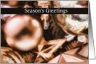 season’s greetings customer ornaments moccha card