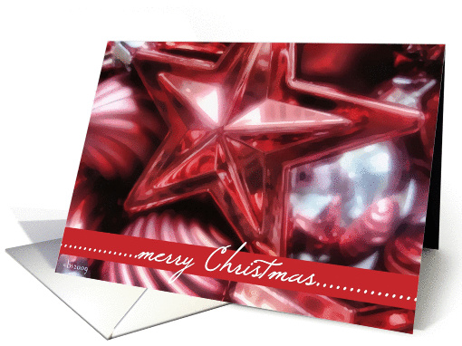 merry christmas ornaments red card (509959)