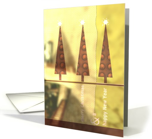 customer merry christmas business graphic christmas tree card (524166)