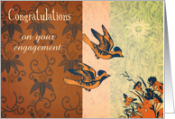 Congratulations on your Engagement, Vintage Design card