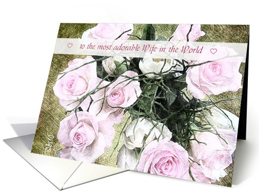 to the most adorable wife in the world happy valentine's... (550806)