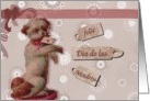 feliz dia de las madres spanish mother’s day cute dog card