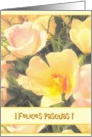 felices pascuas spanish happy easter yellow tulips pink roses card