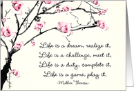 Life is a dream,...