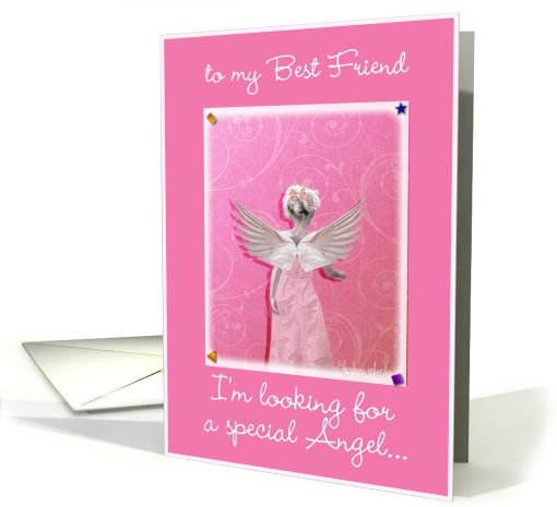to my best friend please be my bridesmaid card (583804)