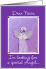 niece please be my bridesmaid card
