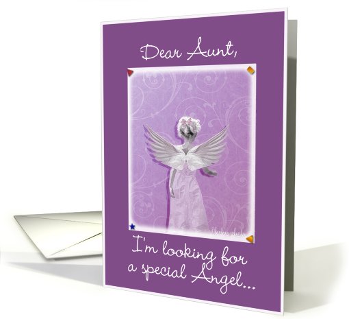 aunt please be my bridesmaid card (586321)