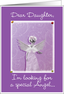 daughter please be my bridesmaid card