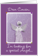 cousin please be my bridesmaid card