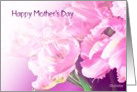 happy mother’s day pink tulips card
