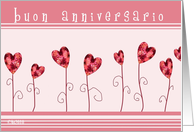 buon anniversario italian happy anniversary card