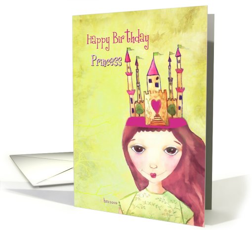 happy birthday princess card (611542)