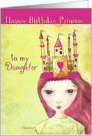 to my daughter happy birthday princess card