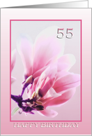 55 happy birthday magnolia tulip tree card