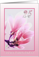 25 happy birthday magnolia tulip tree card