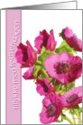 Tillykke med fdselsdagen danish happy birthday pink anemone flowers card