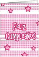 feliz cumpleanos spanish happy birthday stars stripes card