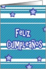 feliz cumpleanos spanish happy birthday stars stripes card
