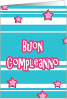 buon compleanno italian happy birthday stars stripes card