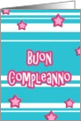 buon compleanno italian happy birthday stars stripes card