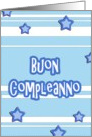 buon compleanno italian happy birthday stars stripes card