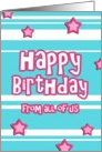 from all of us happy birthday stars stripes card