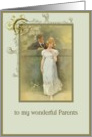 happy anniversary parents nostalgia vintage wedding card