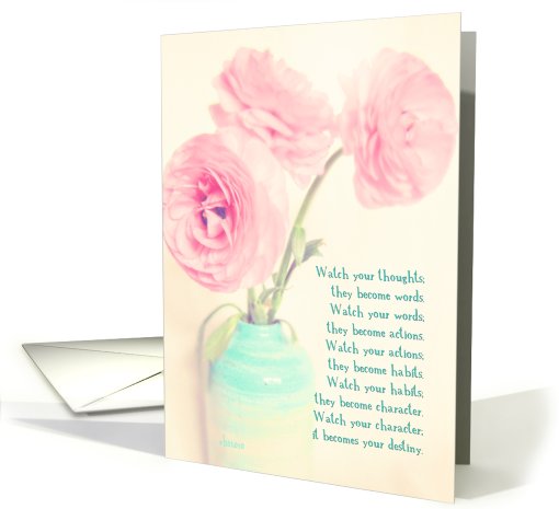 watch your thougths and actions Recovery Encouragement... (641135)