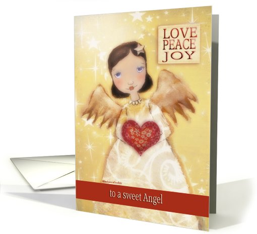 love, peace, joy, christmas blessings to a sweet angel,... (659372)
