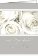 aufrichtiges Beileid German sympathy card on the loss of your aunt,informal you card
