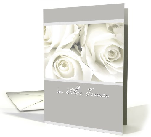 in stiller Trauer German sympathy card (665932)